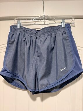 Nike Women's Heather Navy Athletic Running Shorts